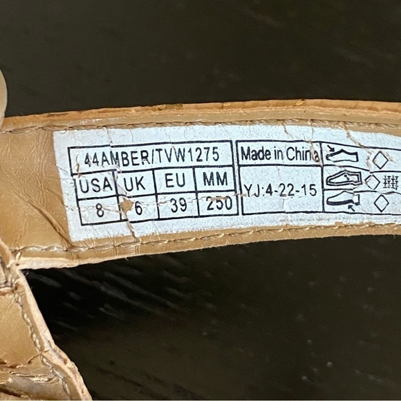 Vionic Women Size 8 Sandals Cork Tan Strappy Sling Back Shoe 44Amber TVW1275 - Picture 7 of 7